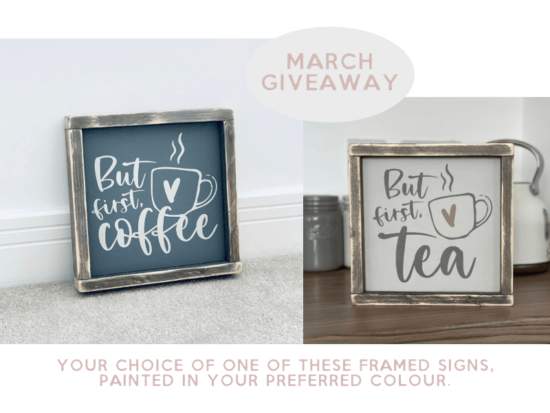A Sign A Month Giveaway - March 2021 | The Imperfect Wood Company