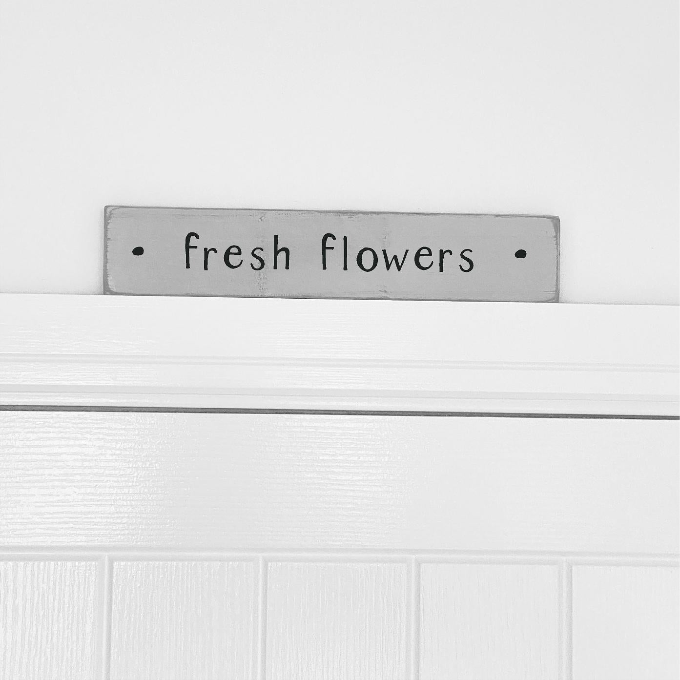 Above The Door | Fresh Flowers - The Imperfect Wood Company - Above The Door