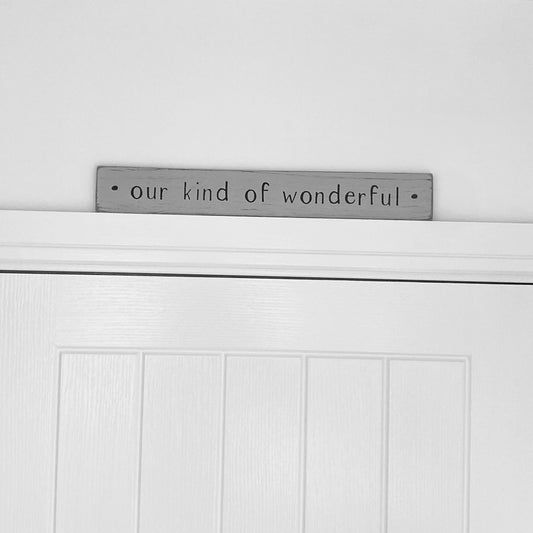 Above The Door | Our Kind of Wonderful - The Imperfect Wood Company - Above The Door