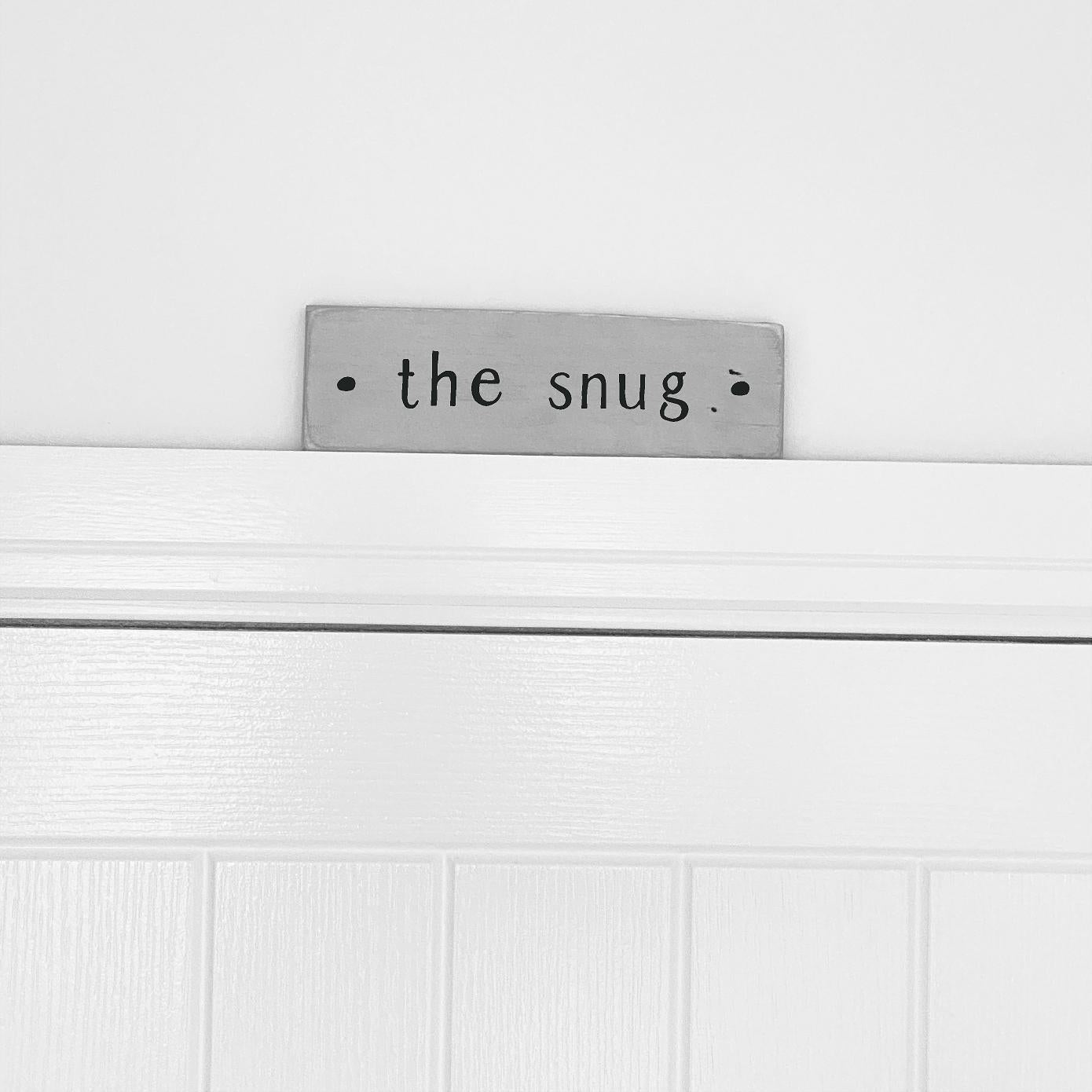 Above The Door | The Snug - The Imperfect Wood Company - Above The Door