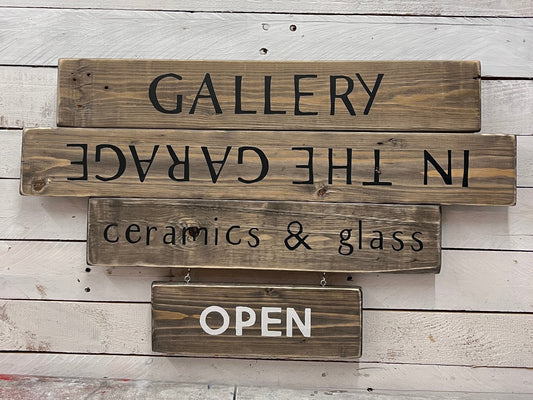 BESPOKE Planked Sign - Gallery - The Imperfect Wood Company - Custom