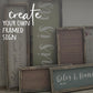Create your own Framed Wood Sign | Bespoke - The Imperfect Wood Company - Framed Wood Sign