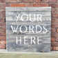 Create Your Own Planked Wood Sign | CUSTOM - The Imperfect Wood Company - Create Your Own Planked Sign