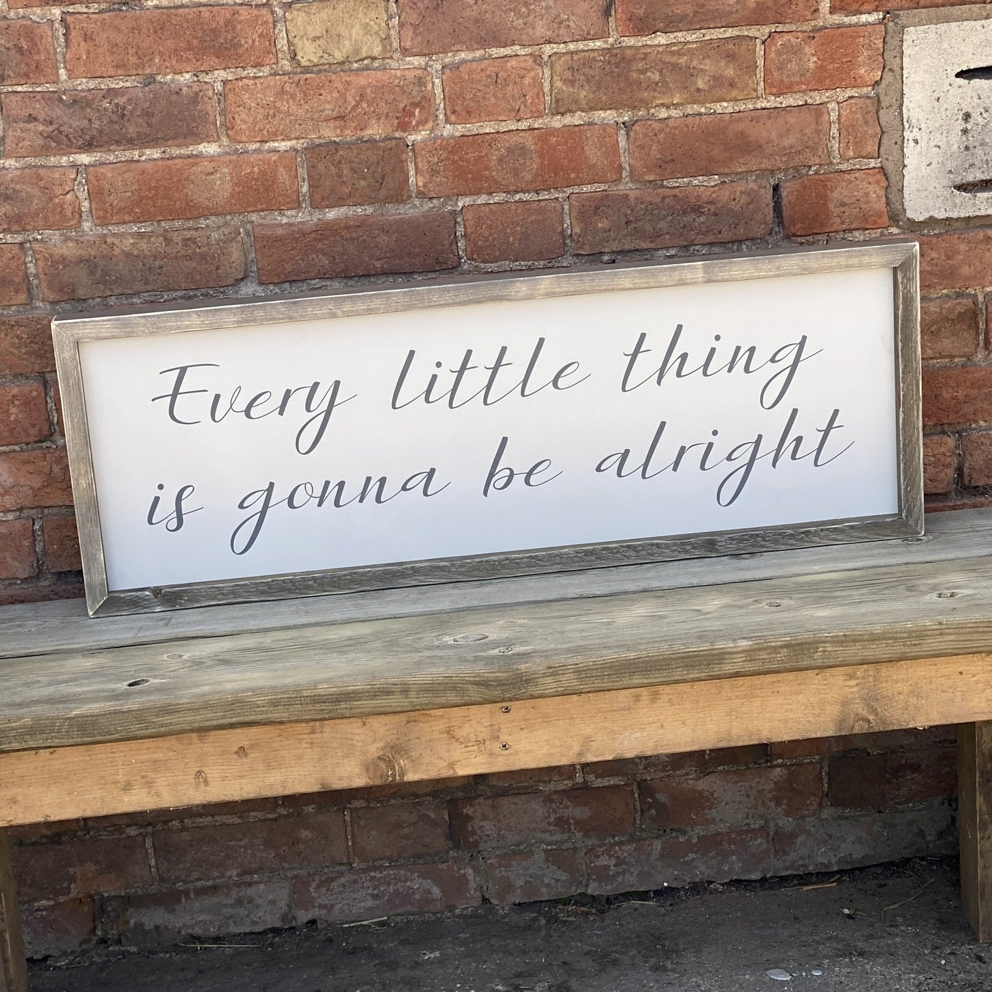 Every Little Thing | Framed Wood Sign - The Imperfect Wood Company - Framed Wood Sign