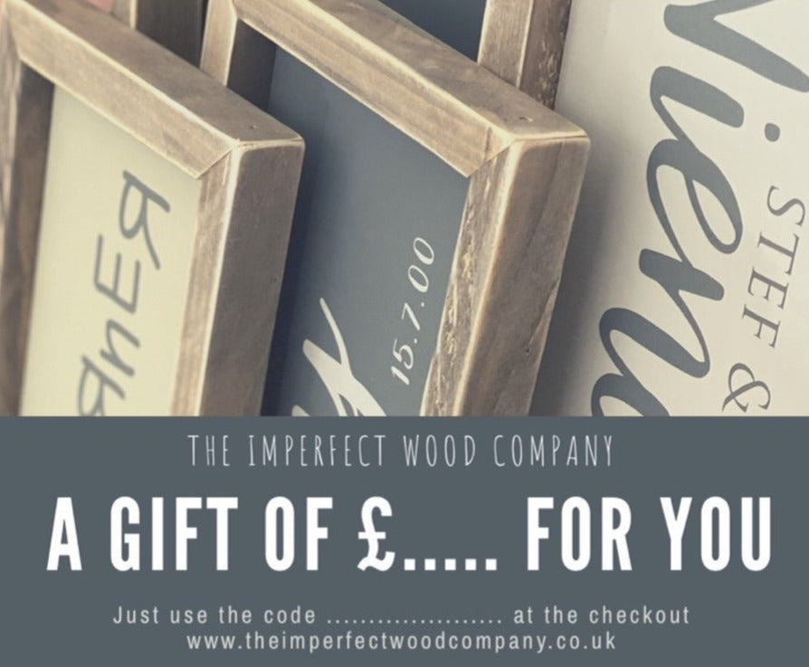 Gift Card - The Imperfect Wood Company - Gift Card