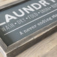 Laundry... a never ending story | Framed wood sign - The Imperfect Wood Company - Framed Wood Sign
