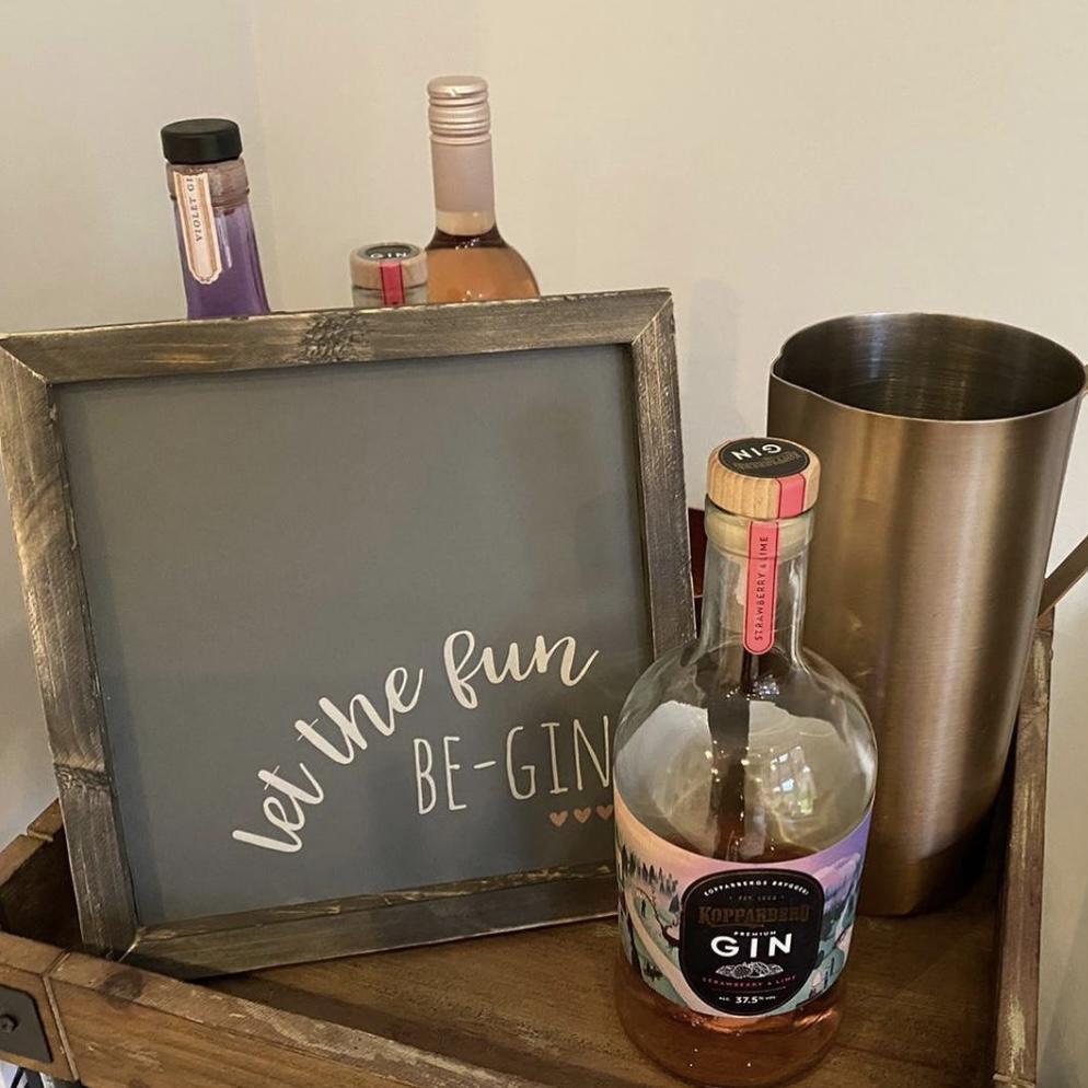 Let the fun be-gin | Framed Wood Sign - The Imperfect Wood Company - Framed Wood Sign