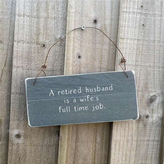 Little Notes | A Retired Husband - The Imperfect Wood Company - Little Notes