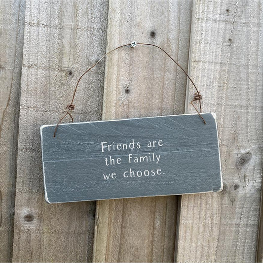 Little Notes | Friends Are The Family - The Imperfect Wood Company - Little Notes