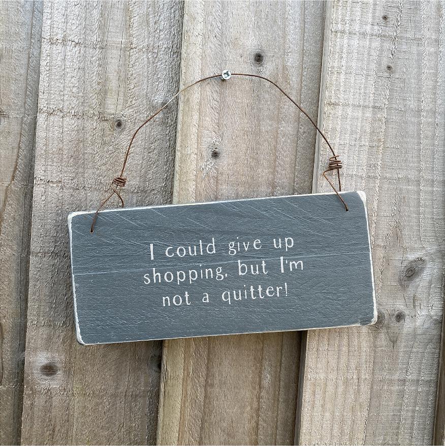 Little Notes | I Could Give Up Shopping - The Imperfect Wood Company - Little Notes