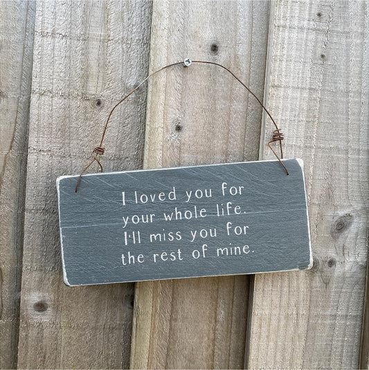 Little Notes | I Loved You - The Imperfect Wood Company - Little Notes