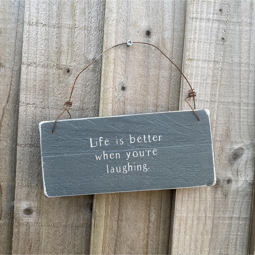 Little Notes | Life is Better When You're Laughing - The Imperfect Wood Company - Little Notes