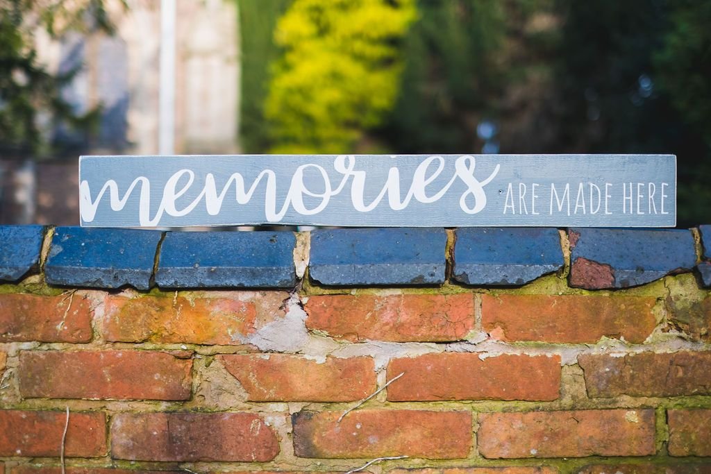 Memories Are Made Here | Long Wood Sign - The Imperfect Wood Company - Long Wood Sign