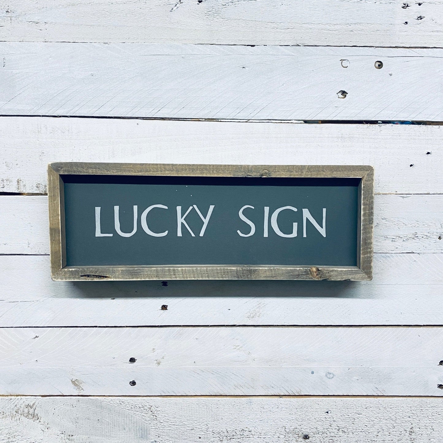 ONEOFF | Lucky Sign - The Imperfect Wood Company - oneoffs