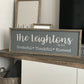 Personalised family sign | Framed Wood Sign - The Imperfect Wood Company - Framed Wood Sign