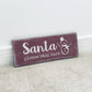 Santa Please Stop Here | Reclaimed Wood Sign | Personalised - The Imperfect Wood Company - Reclaimed Wood Sign