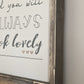 Sunbeams | Framed Wood Sign | #SMIRA - The Imperfect Wood Company - Framed Wood Sign