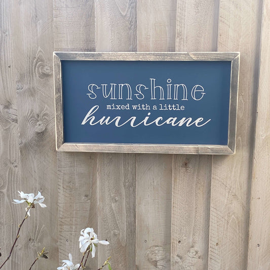 Sunshine | Framed Wood Sign - The Imperfect Wood Company - Framed Wood Sign