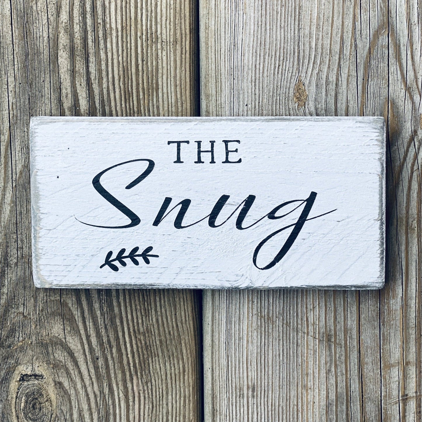 The Snug | Reclaimed Wood Sign - The Imperfect Wood Company - Hanging Wood Sign
