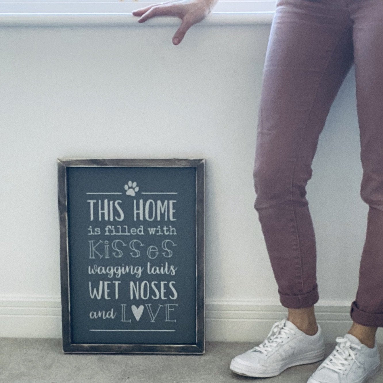 This home is filled with... | Framed Wood Sign - The Imperfect Wood Company - Framed Wood Sign