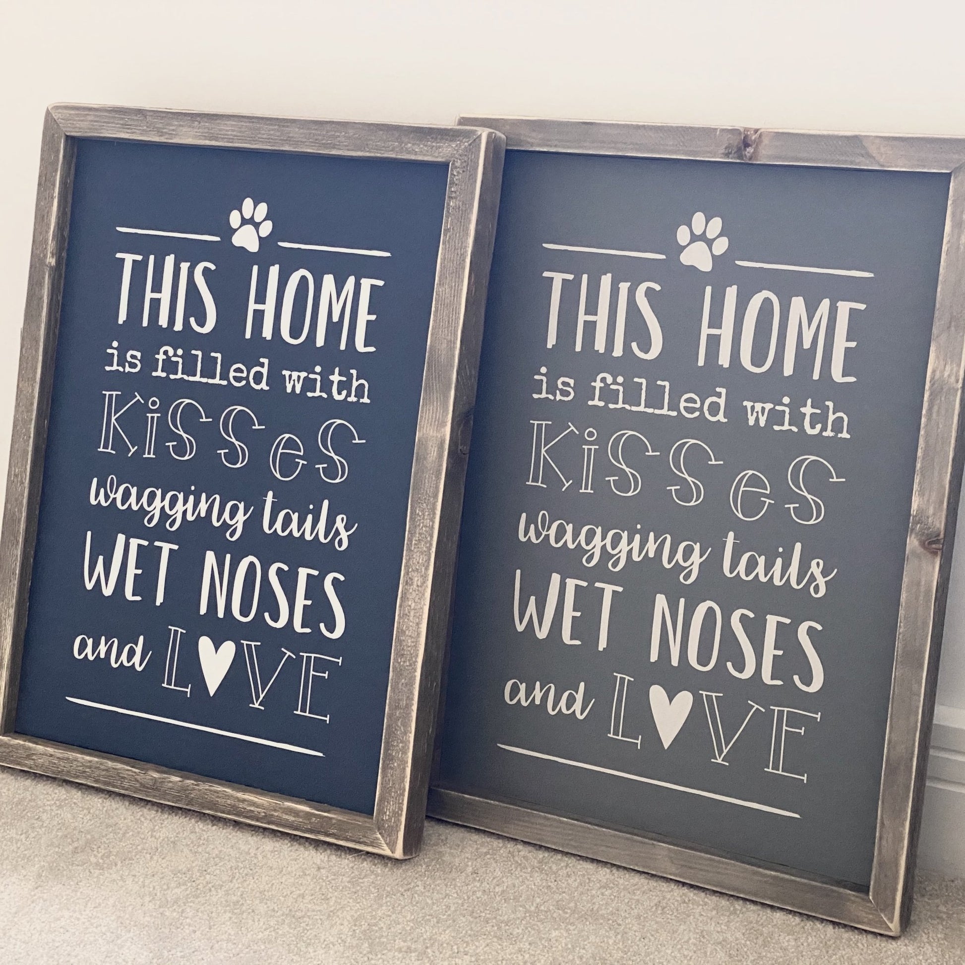 This home is filled with... | Framed Wood Sign - The Imperfect Wood Company - Framed Wood Sign