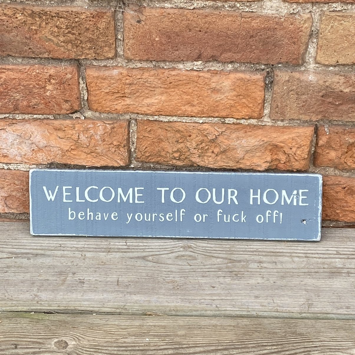 Welcome To Our Home | Rudewood Sign - The Imperfect Wood Company - Rudewood