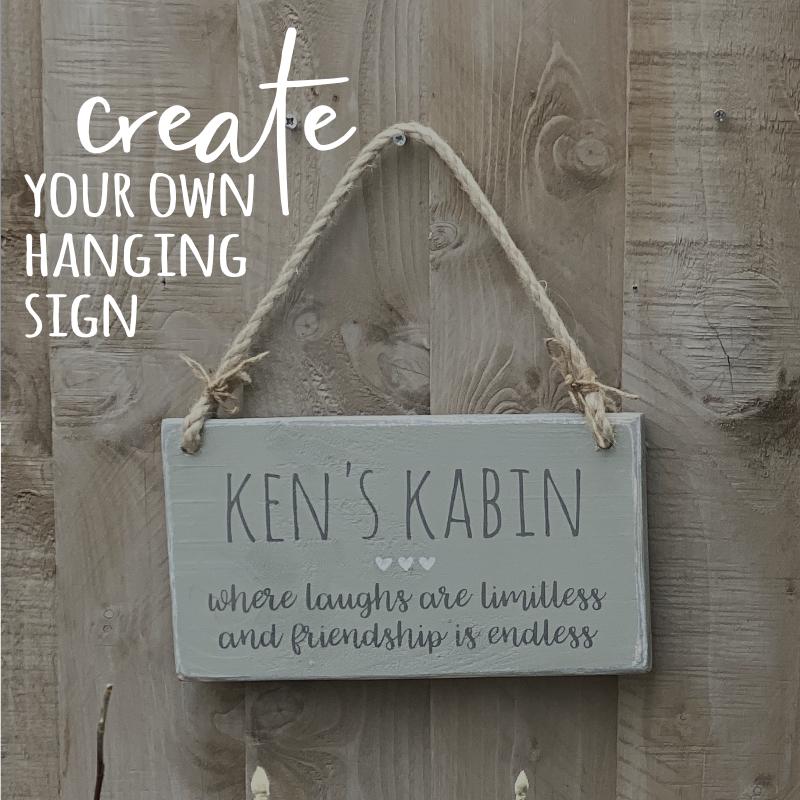 Your Own Words | Reclaimed Wood Sign | Bespoke - The Imperfect Wood Company - Hanging Wood Sign